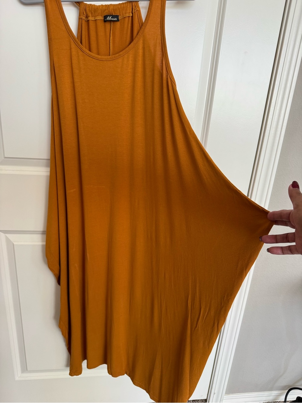 Mousti Mustard Maxi Tank Maternity Dress - Picture 3 of 7